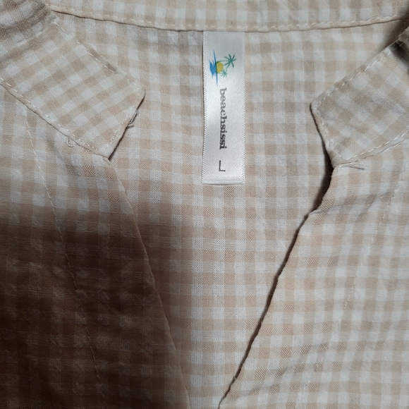 Beachsissi gingham searsucker dress. large - Picture 4 of 5